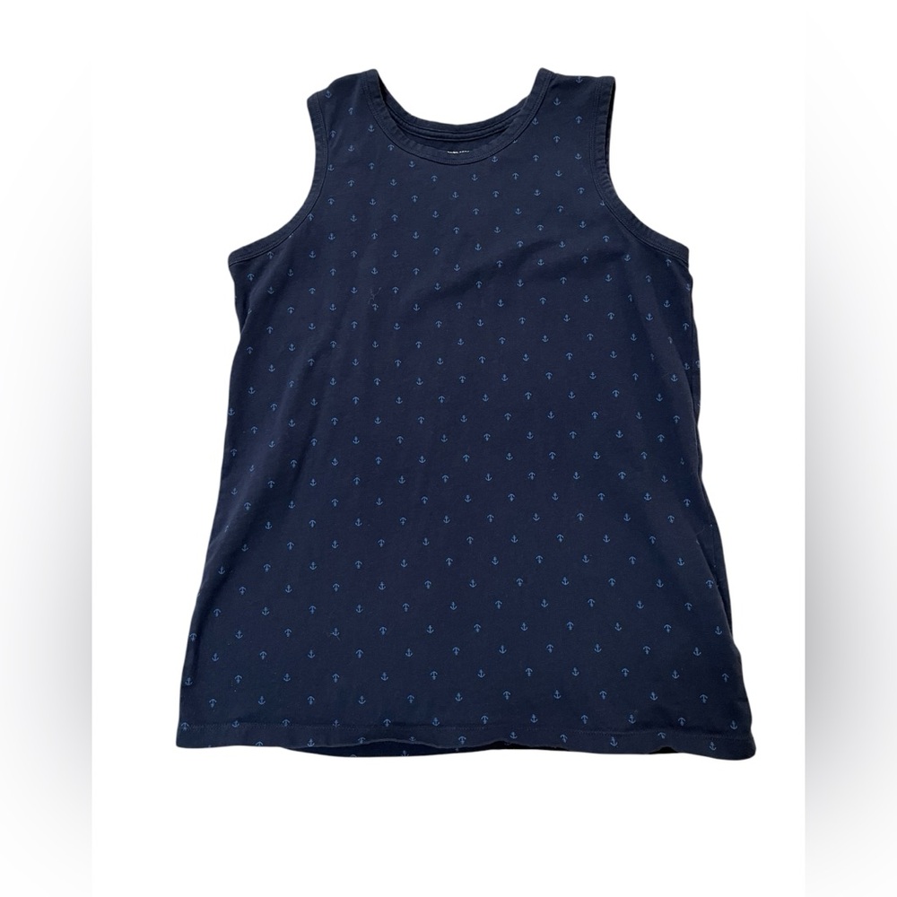 Amazon Essentials Boys Sleeveless Tank Top, Dark Blue, Size Youth XXL (14-16)